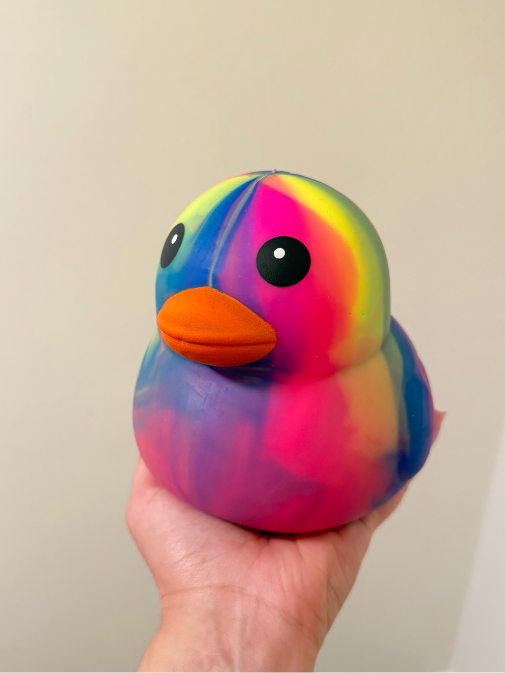 Sunny Days Jumbo Squeezy Duck – Tie Dye